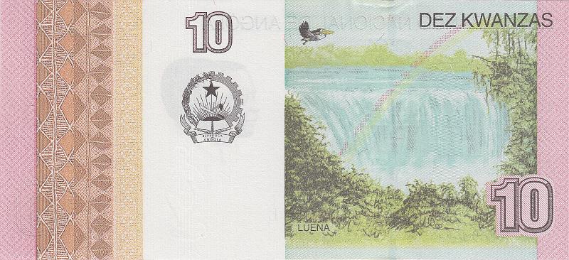 ANG_03_B.JPG - Angola, 10 kwanzas, UNC.