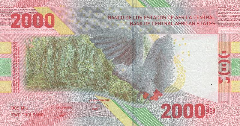 BEA_03_B.JPG - BEAC (CEMAC), 2000 francs CFA, UNC.