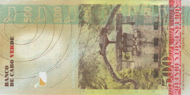 CBV_01_B.JPG - Cabo Verde, 500 escudos, UNC.