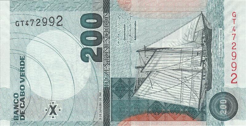CBV_02_A.JPG - Кабо Верде, 2005г., 200 эскудо.