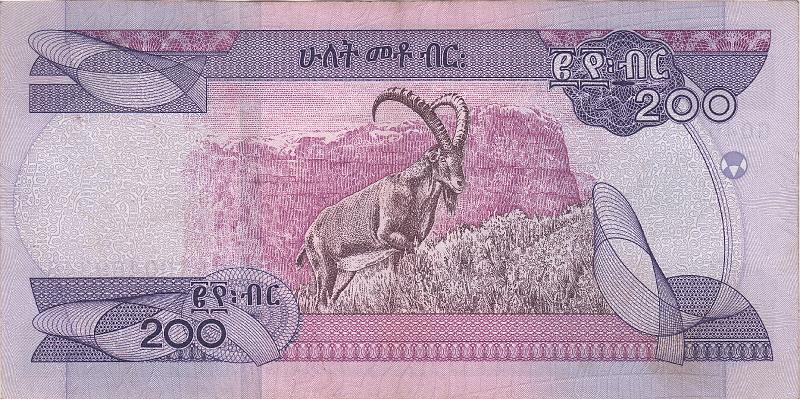 ETH_02_B.JPG - Ethiopia, 200 birr , aUNC.
