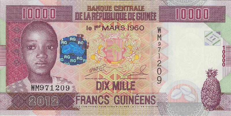 GUI_04_A.JPG - Гвинея, 2012г., 10 000 франков.