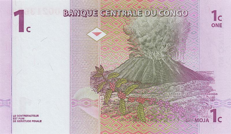 CNG_09_B.JPG - Congo, 1 ctntime, UNC.