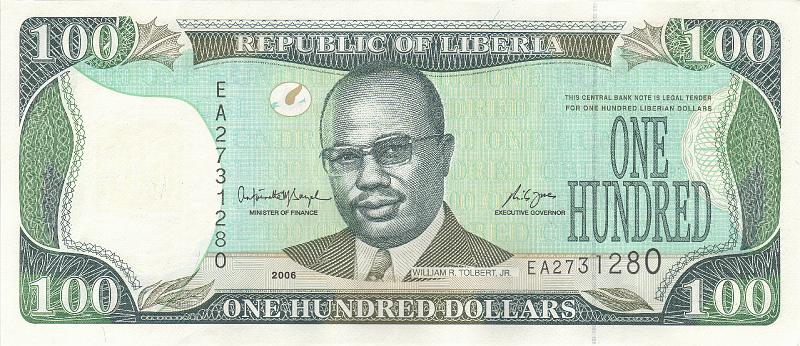 LBR_02_A.JPG - Либерия, 2006г., 100 долларов.
