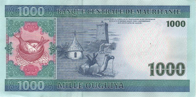 MAV_03_B.JPG - Mauritania, 1000 ougiya, aUNC.