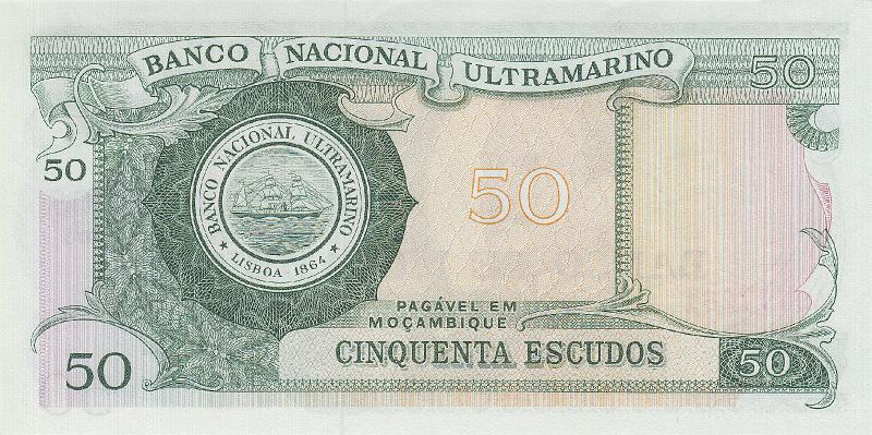 MZM_04_B.JPG - Republic of Mozambique, 50 escudos, UNC.