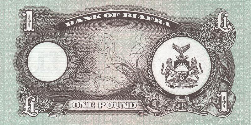 BFR_02_B.JPG - Biafra, 1 pound, UNC.