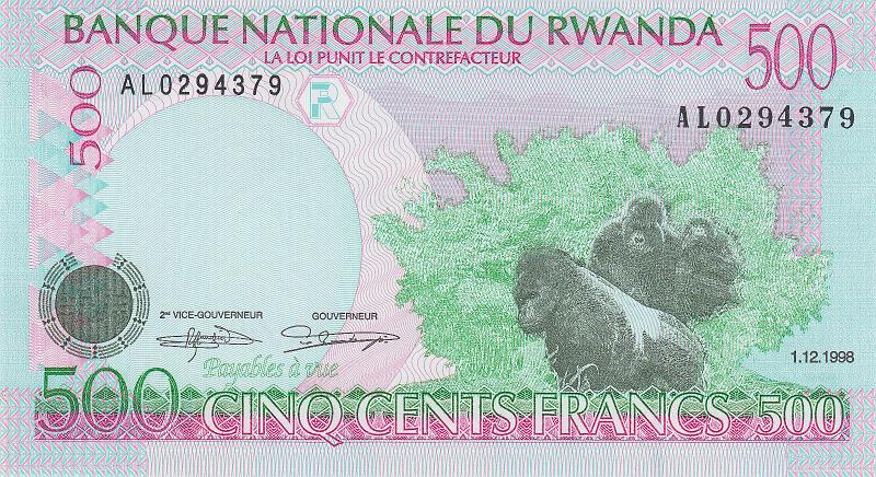 RWN_07_A.JPG - Руанда, 1998г., 500 франков.