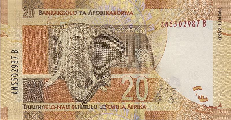 SAR_08_B.JPG - Republic of South Africa, 20 rand, UNC.