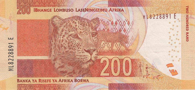 SAR_12_B.JPG - Republic of South Africa, 200 rand, aUNC.