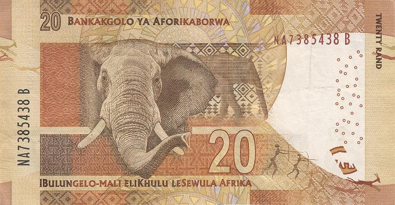 SAR_14_B.JPG - Republic of South Africa, 20 rand, aUNC.
