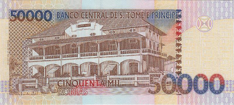 STD_03_B.JPG - São Tomé and Príncipe, 50 000 dobras, UNC.