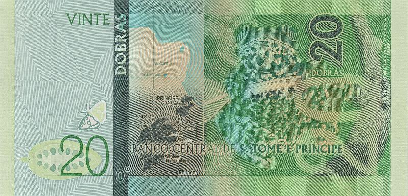 STD_07_B.JPG - São Tomé and Príncipe, 20 dobras, UNC.