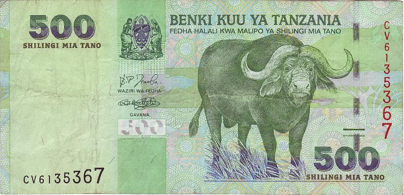 TAN_01_A.JPG - Танзания, 2003г., 500 шилингов.