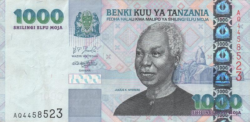 TAN_02_A.JPG - Танзания, 2003г., 1000 шилингов.