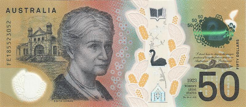 AUS_08_B.JPG - Australia, 50 dollars, aUNC.