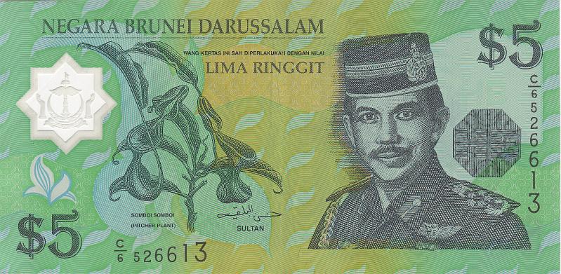 BRU_04_A.JPG - Бруней, 2002г., 5 долларов.