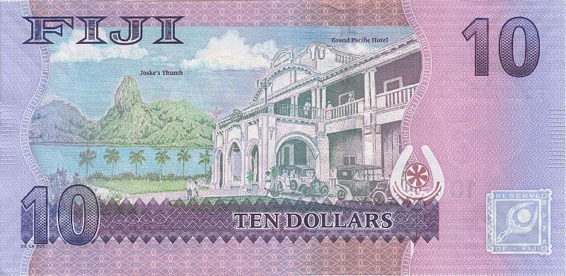 FIJ_08_B.JPG - Republic of Fiji, 10 dollars, aUNC.