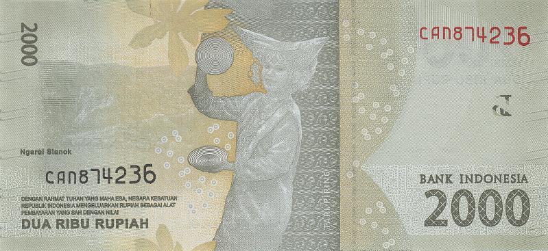 INZ_14_B.JPG - Indonesia, 2000 rupiah, UNC.