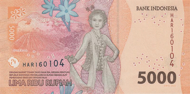 INZ_29_B.JPG - Indonesia, 5 000 rupiah, UNC.