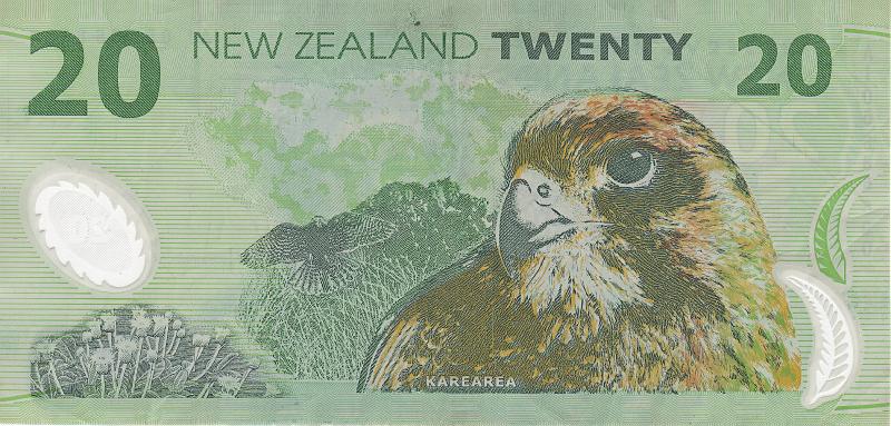 NZL_03_B.JPG - New Zealand, 20 dollars, aUNC.