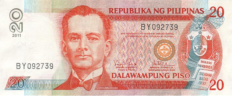 PIL_02_A.JPG - Филиппины, 2011г., 20 песо.