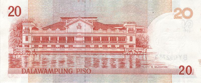 PIL_02_B.JPG - Pilippinas, 20 piso, aUNC.