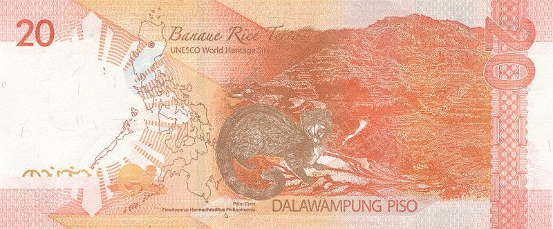 PIL_03_B.JPG - Pilippinas, 20 piso, aUNC.