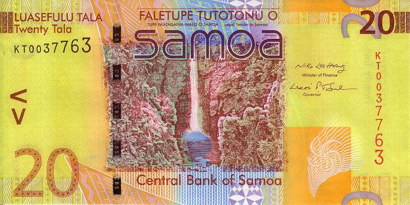 SMA_01_A.JPG - Самоа, 2008г., 20 тала.