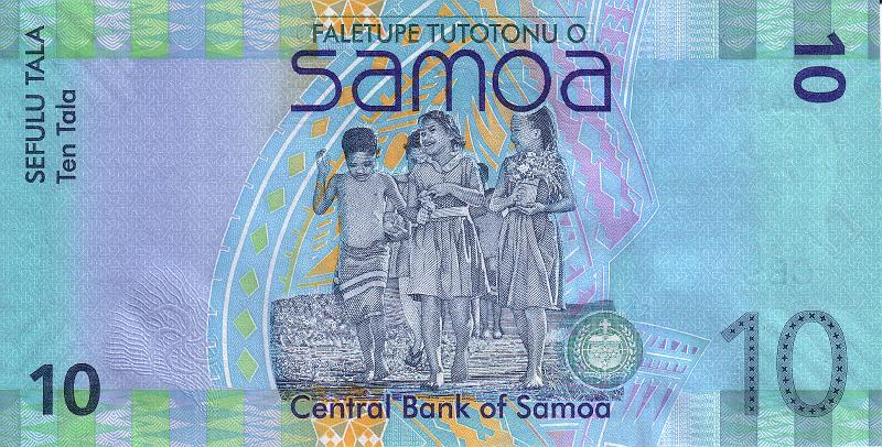 SMA_02_B.JPG - Samoa (Independent State of Samoa), 10 tala, UNC.