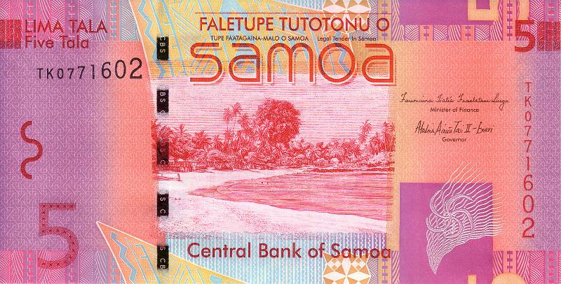 SMA_03_A.JPG - Самоа, 2008г., 5 тала.