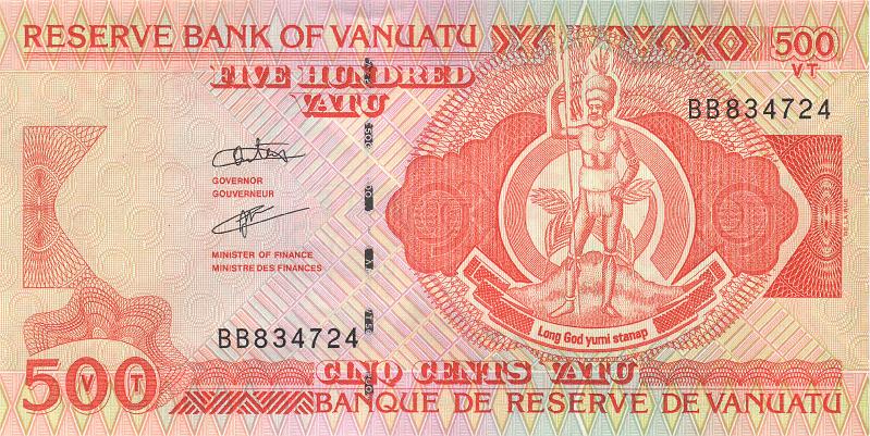 VNT_02_A.JPG - Вануату, 1993г., 500 вату.