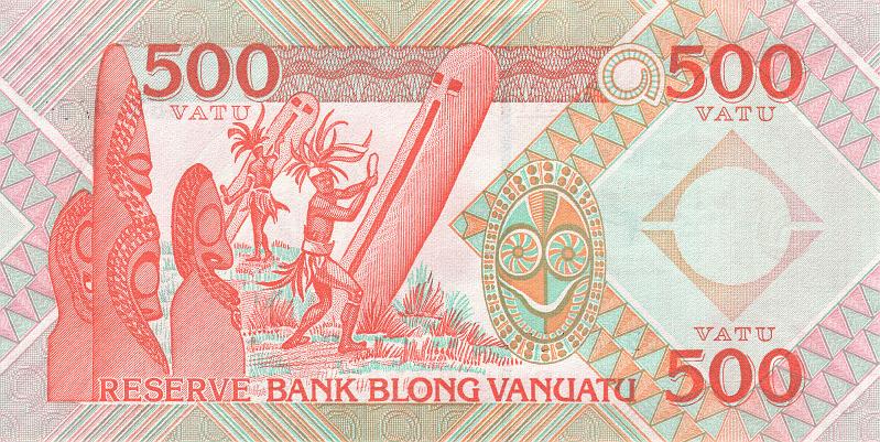 VNT_02_B.JPG - Vanuatu, 500 vatu, UNC.