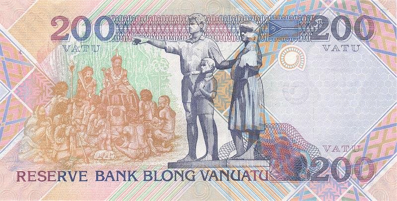 VNT_03_B.JPG - Vanuatu, 200 vatu, UNC.