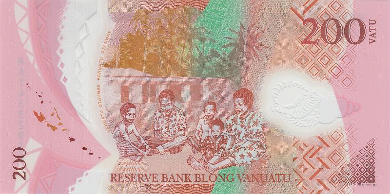 VNT_05_B.JPG - Vanuatu, 200 vatu, UNC.
