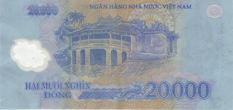 VIE_05_B.JPG - Vietnam, 20 000 dongs, VF.