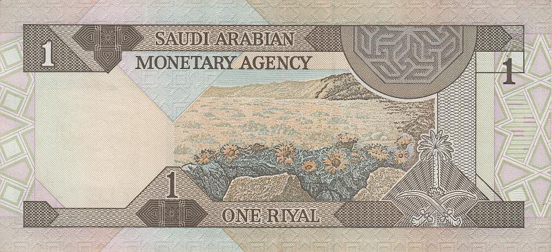 SAR_10_B.JPG - Saudi Arabian, 1 riyal, XF.