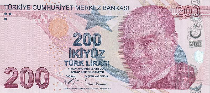 TUR_11_A.JPG - Турция, 2009г., 200 лир.