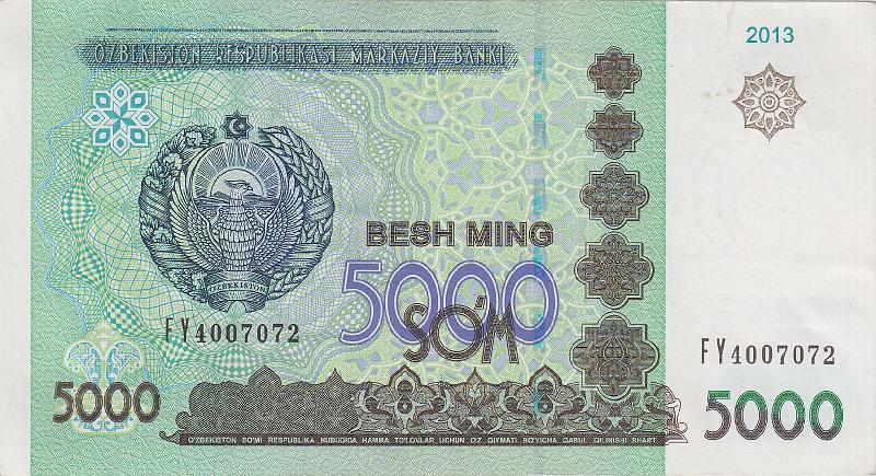 UZB_10_A.JPG - Узбекистан, 2013г., 5000 сумов.