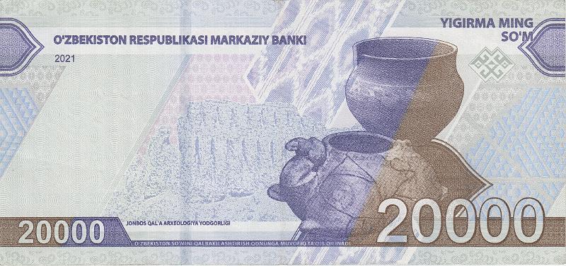 UZB_22_B.JPG - Uzbekistan, 20 000 som, aUNC.