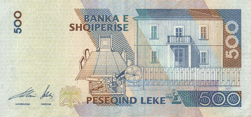 ALB_02_B.JPG - Albania, 500 lekes, aUNC.