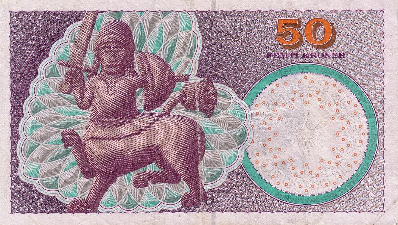 DAN_03_B.JPG - Denmark, 50 kroner, VF.