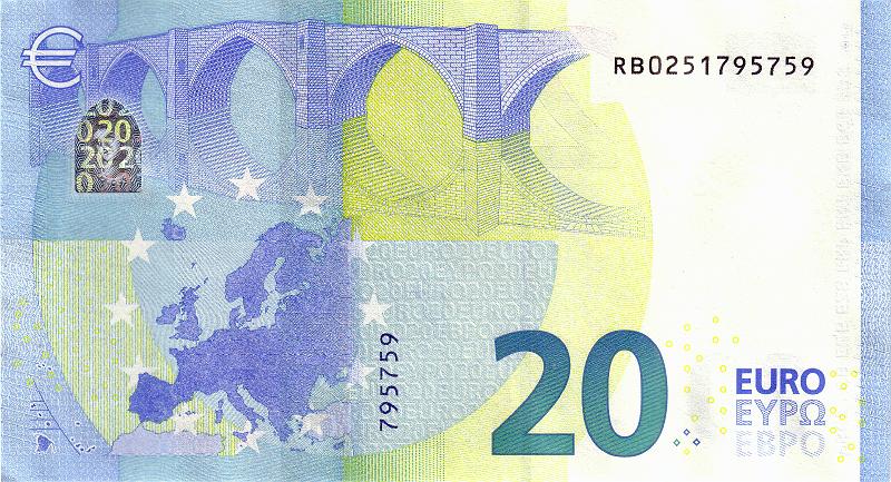 EUR_05_B.JPG - Euro, 20 euro, aUNC.