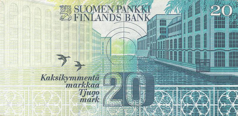 FIN_02_B.JPG - Finland, 20 marks, XF.