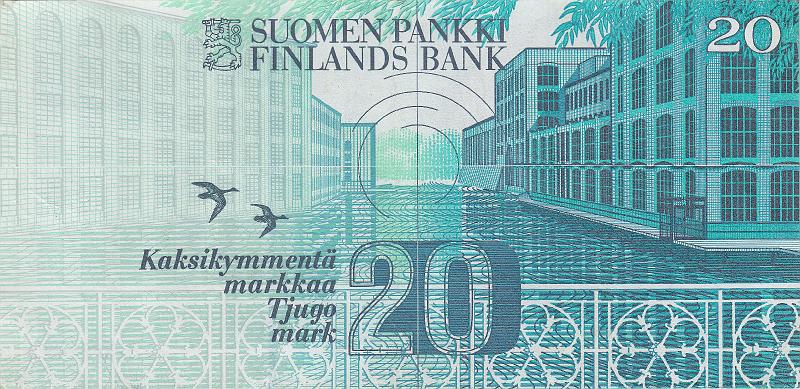 FIN_04_B.JPG - Finland, 20 marks, XF.