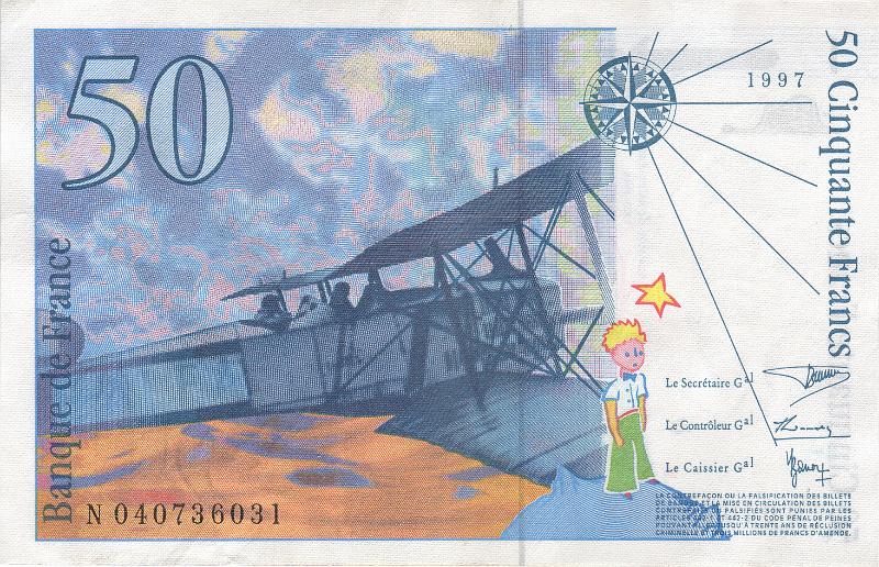 FRA_03_B.JPG - France, 50 francs, aUNC.