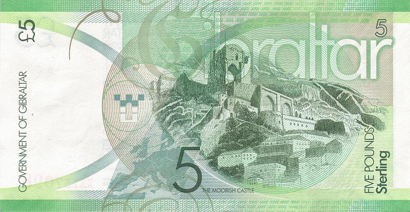 GBR_04_B.JPG - Gibraltar, 5 pounds, aUNC.