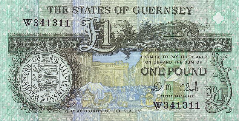GRN_01_A.JPG - Остров Гернси, 1991г., 1 фунт.