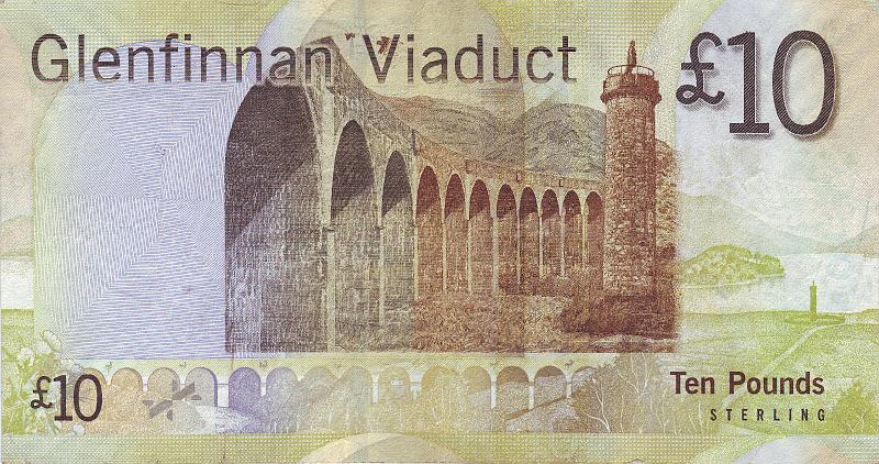 SCT_03_B.JPG - Scotland, (Bank of Scotland), 10 pounds, VF.