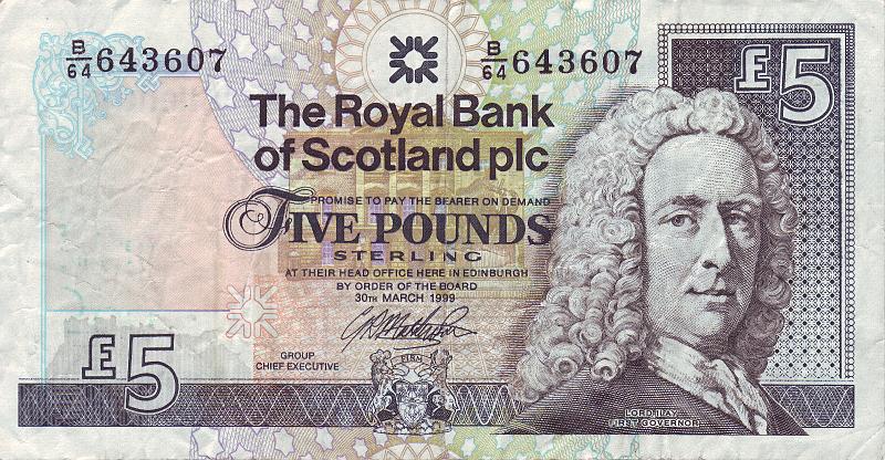 SCT_05_A.JPG - Шотландия, 2007г., 5 фунтов.